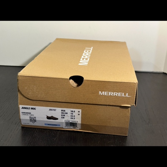 Merrell Jungle Moc Suede Slip On Shoes Gunsmoke Mens 10.5M main image 14